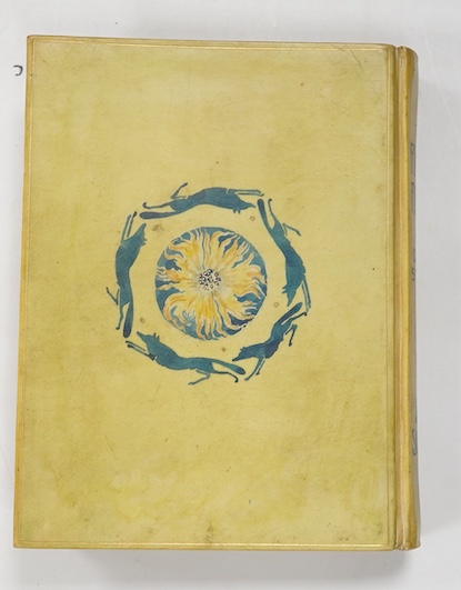 Sullivan, James - The Flame Flower and other stories, first edition, Dent 1896, unique vellum binding decorated by Sullivan
